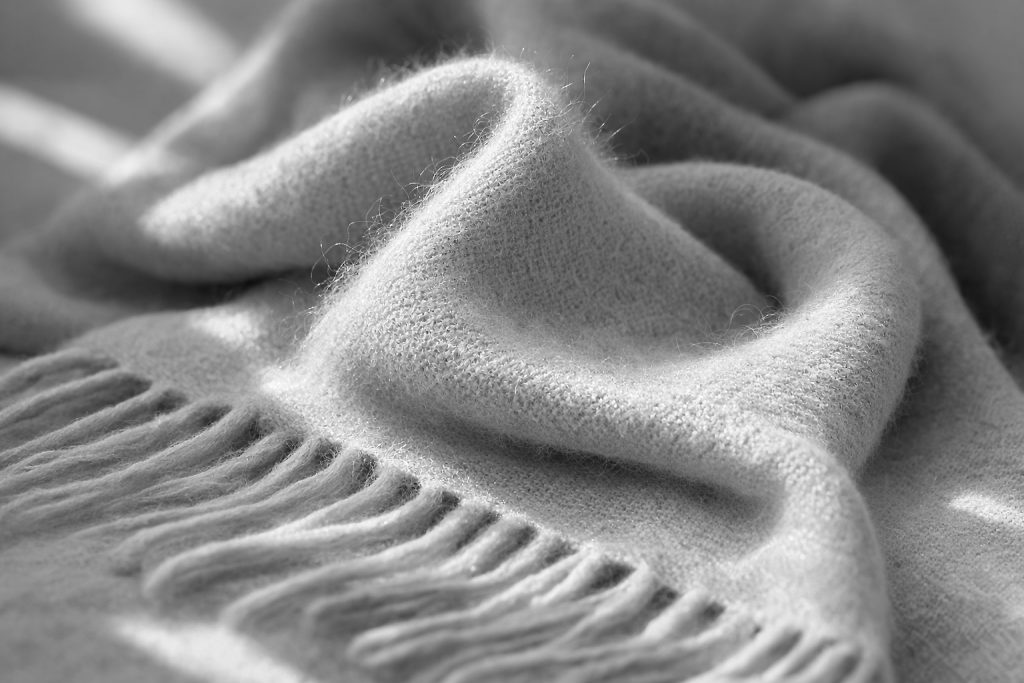 Ein klassischer Baby Alpaka Schal